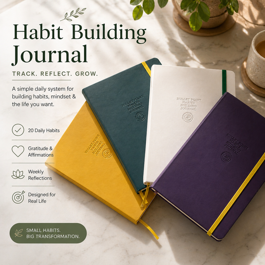 Habit Building Journal.                    Where intention turns into action.